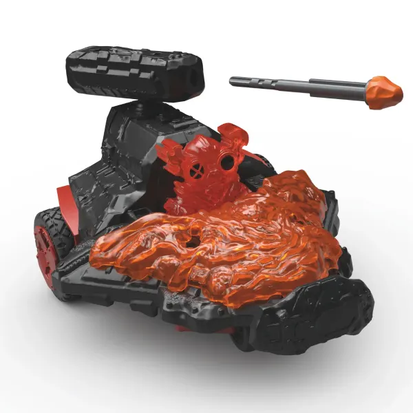 Lava Düsenjet Fahrzeug mit Mini Cretaure
